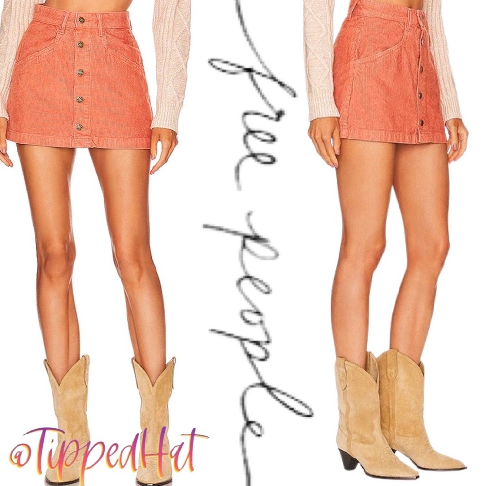 Free People Women's Coral Mini Skirt